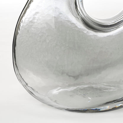 Jay Vase Glass L. Grey - L18,5Xw10,5Xh25Cm
