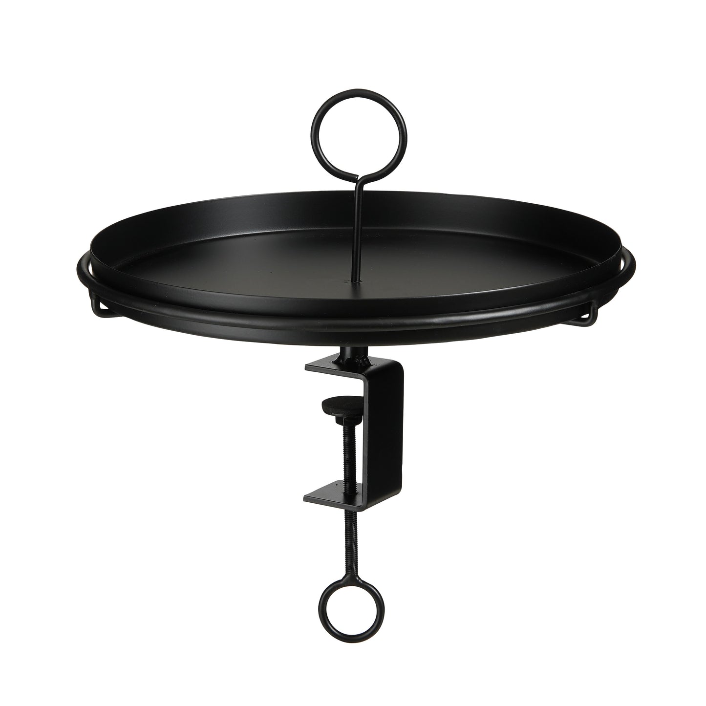 Aston Tray With Clamp Detachable Black - H30Xd30,5Cm