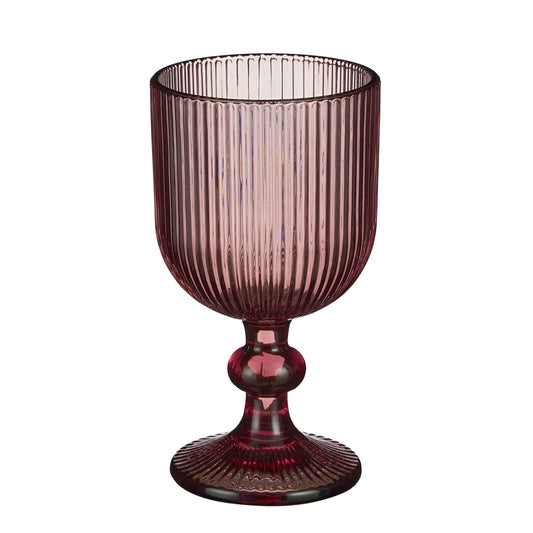 Merlot Wine Glass - Set Of 6 - 250 Ml - Glass - Purple