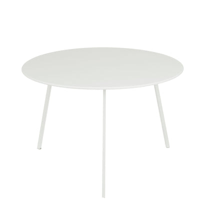 Seatle Side Table White - H38Xd58Cm