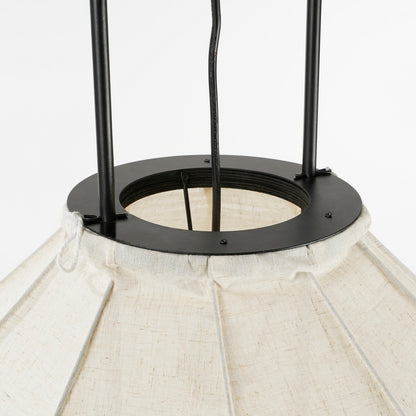 Pego Pendant Lamp - H94 X Ø70 Cm - Linen - Off White