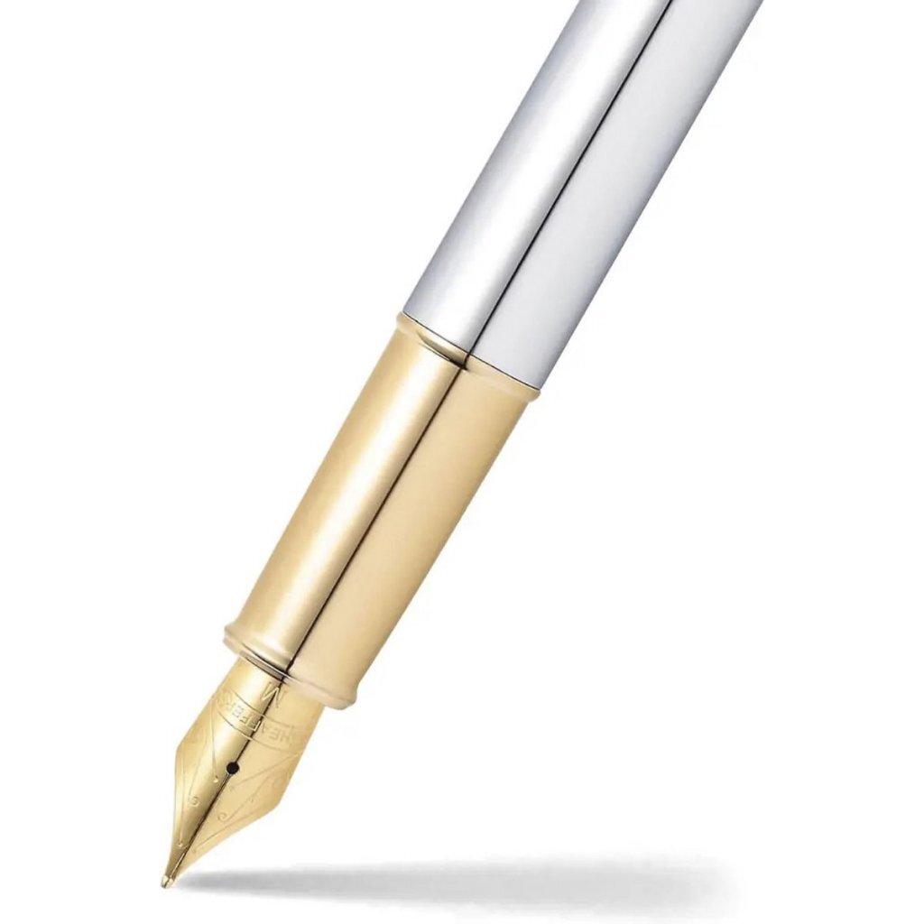 Sheaffer Sf-E0934053 Vulpen 100 M Bright Chrome Gold Tone