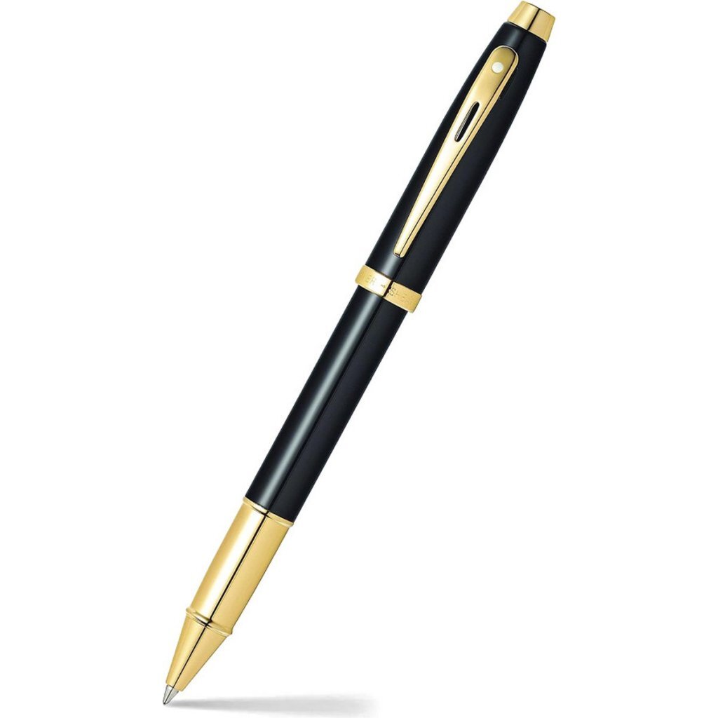 Sheaffer Sf-E1932251 Rollerball 100 M Glossy Black Gold Tone