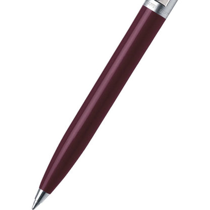 Sheaffer Sf-E23217251 Balpen Sentinel M Burgundy Brushed Chrome Chrome Plated