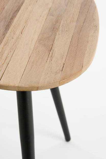 Jailey Side Table Brown Set Of 2 - L84Xw39Xh39Cm