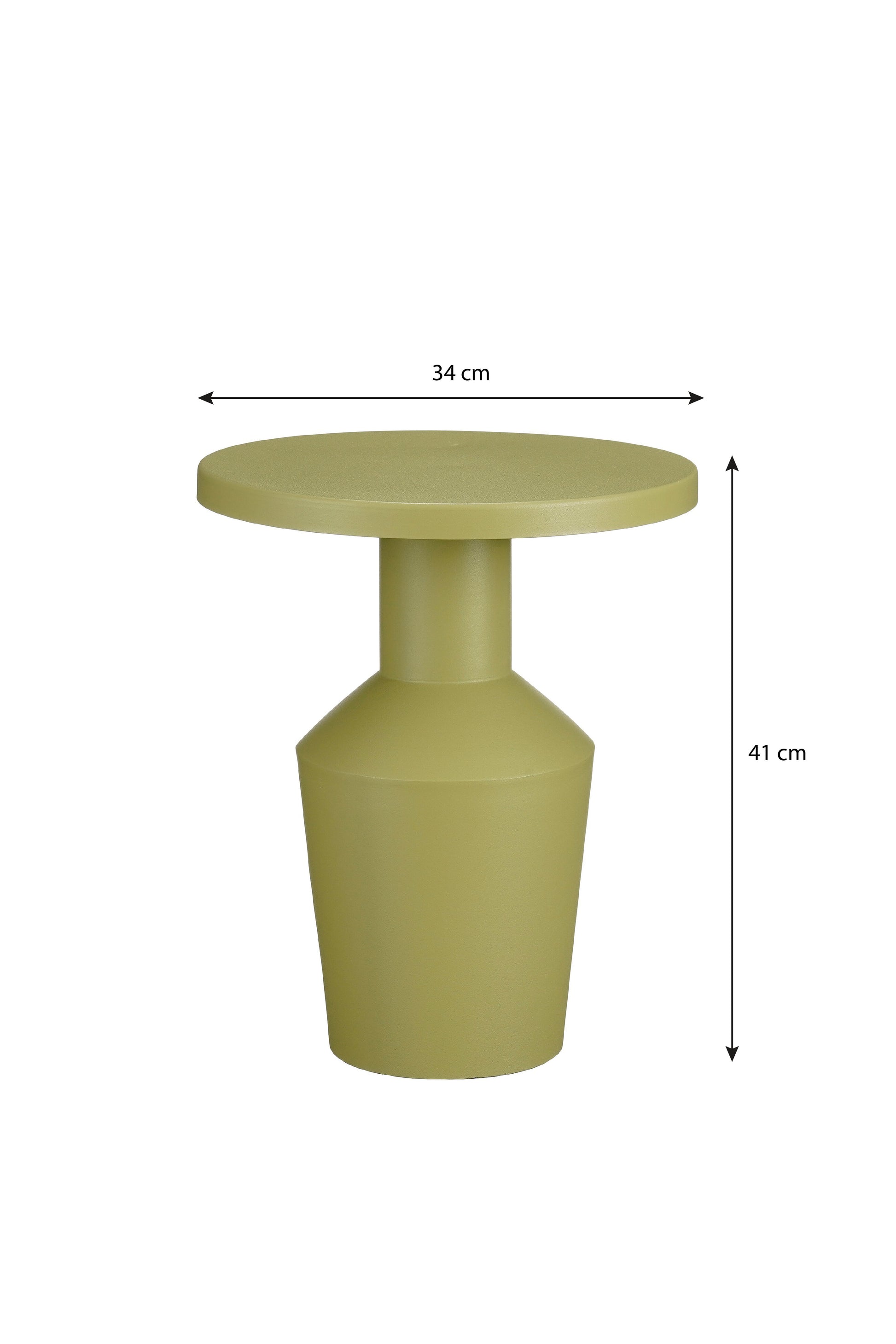 Feroza Side Table L. Green - H41Xd34Cm