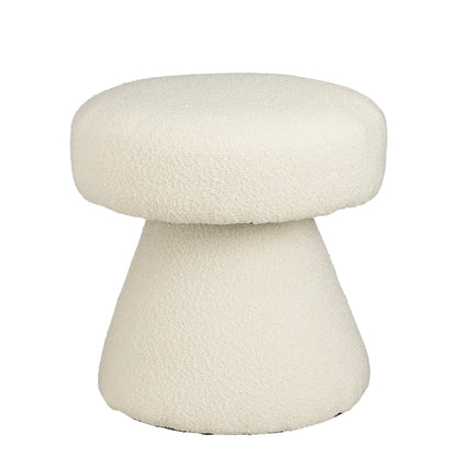 Pouffe Off White - H46Xd49Cm