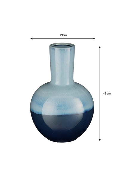 Holm Vase Blue - H42Xd28,5Cm