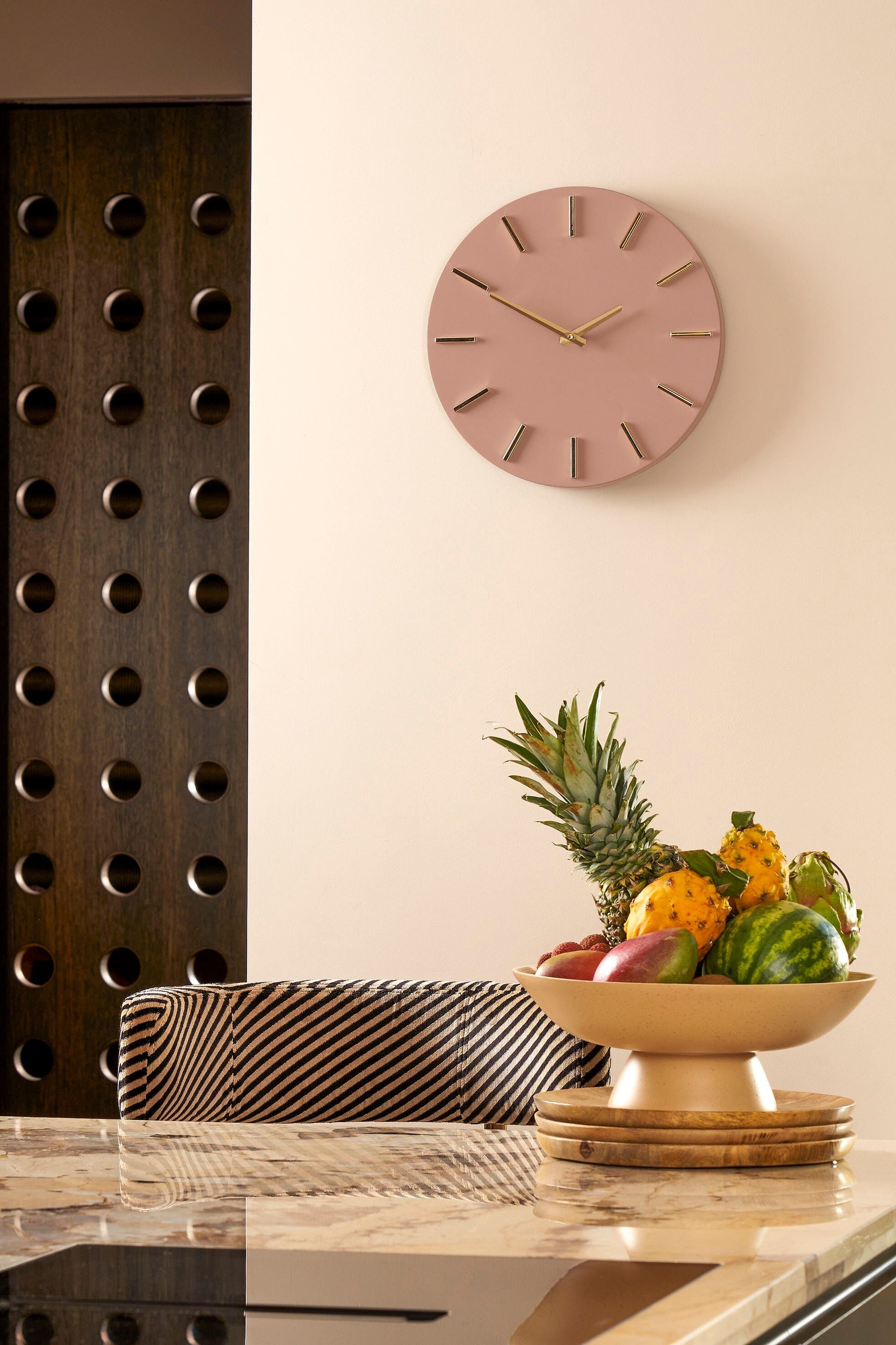 Brixen Wall Clock Brown - W4Xd35,5Cm