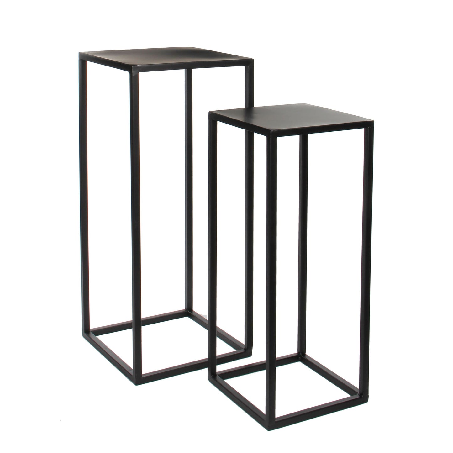 Goa Table Black Set Of 2 - L30Xw30Xh70Cm