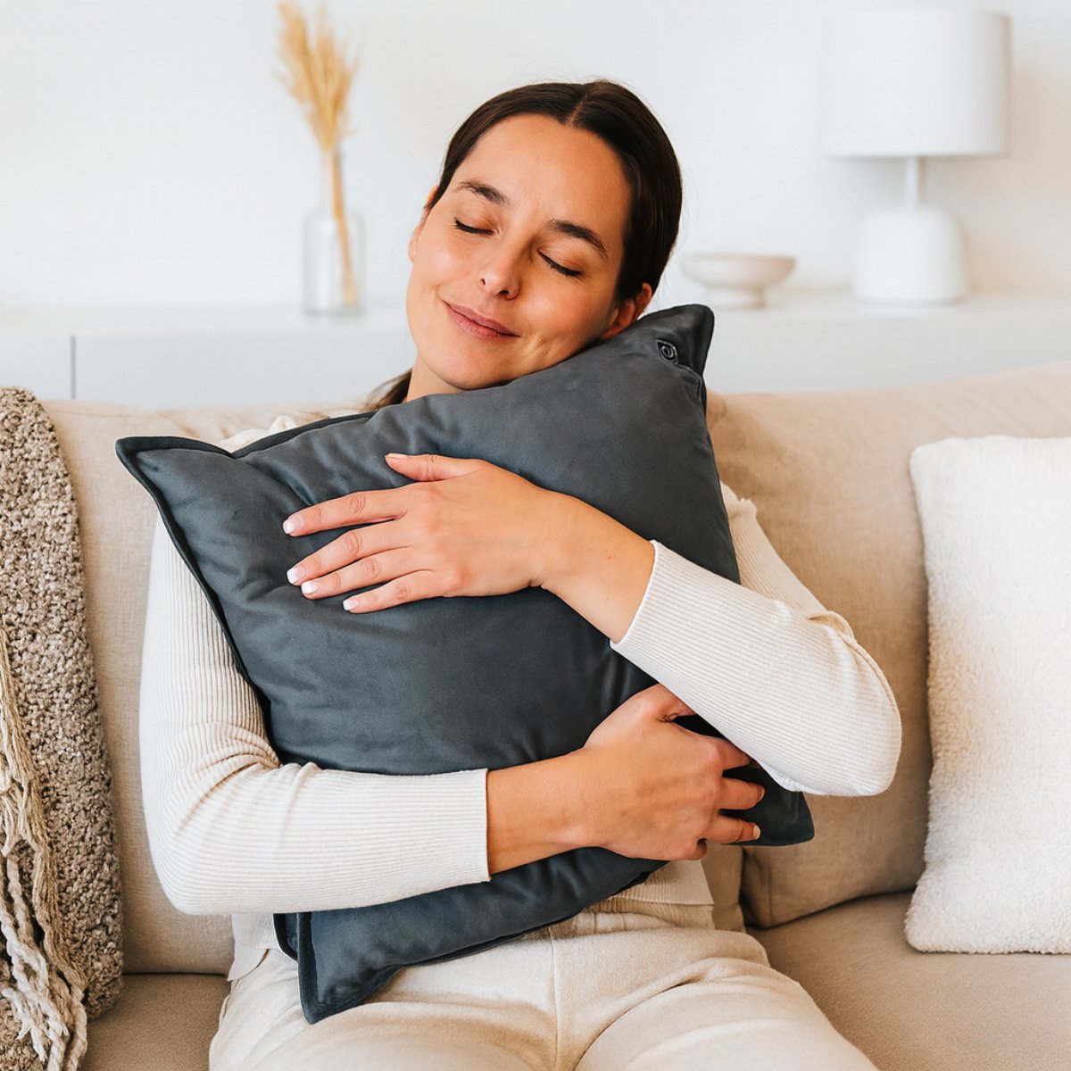 Heating Pillow Grey