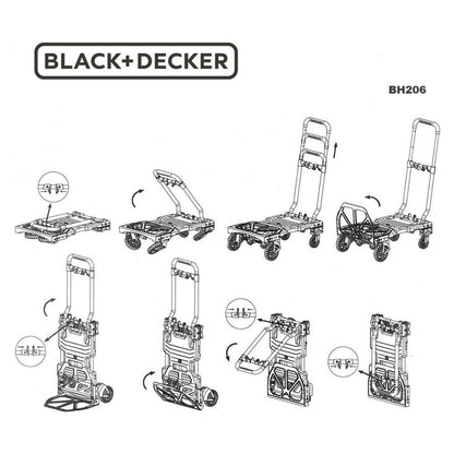 Handtruck Foldable 2In1 55/120Kg