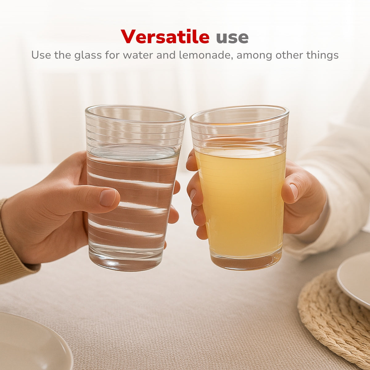 Drinking Glass 220Ml Gl 6Pc