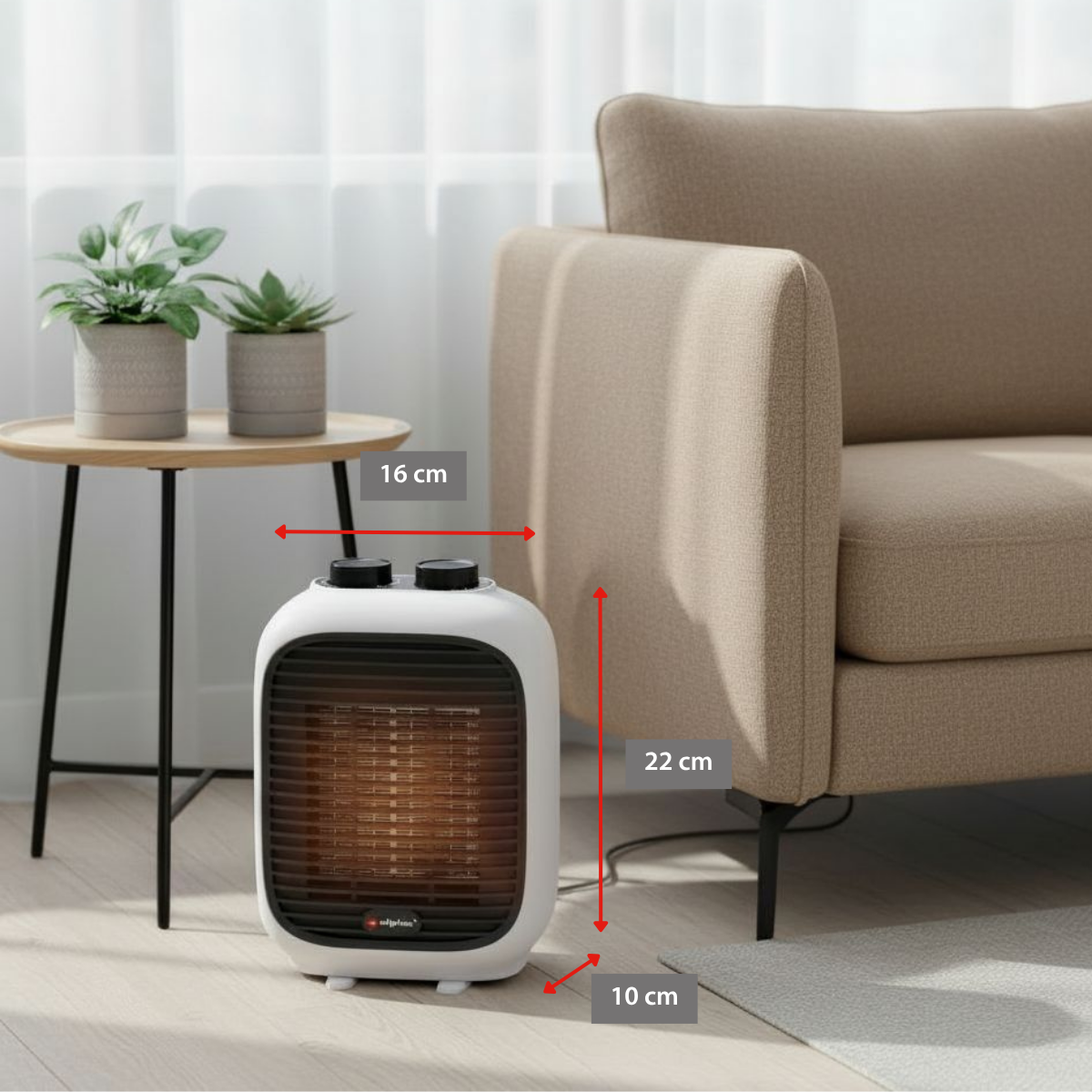 Heater Ptc Portable 230V 1500W