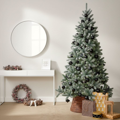 Nagoya X-Mas Tree Green Frosted Tips 2230 - H240Xd138Cm