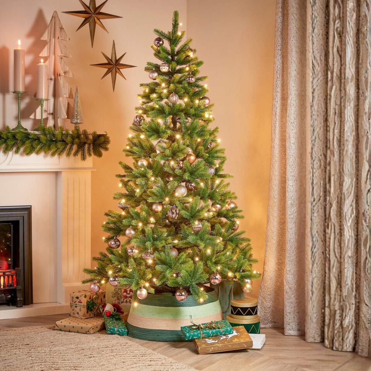Nagoya X-Mas Tree Led Green 160L Tips 922 - H180Xd108Cm