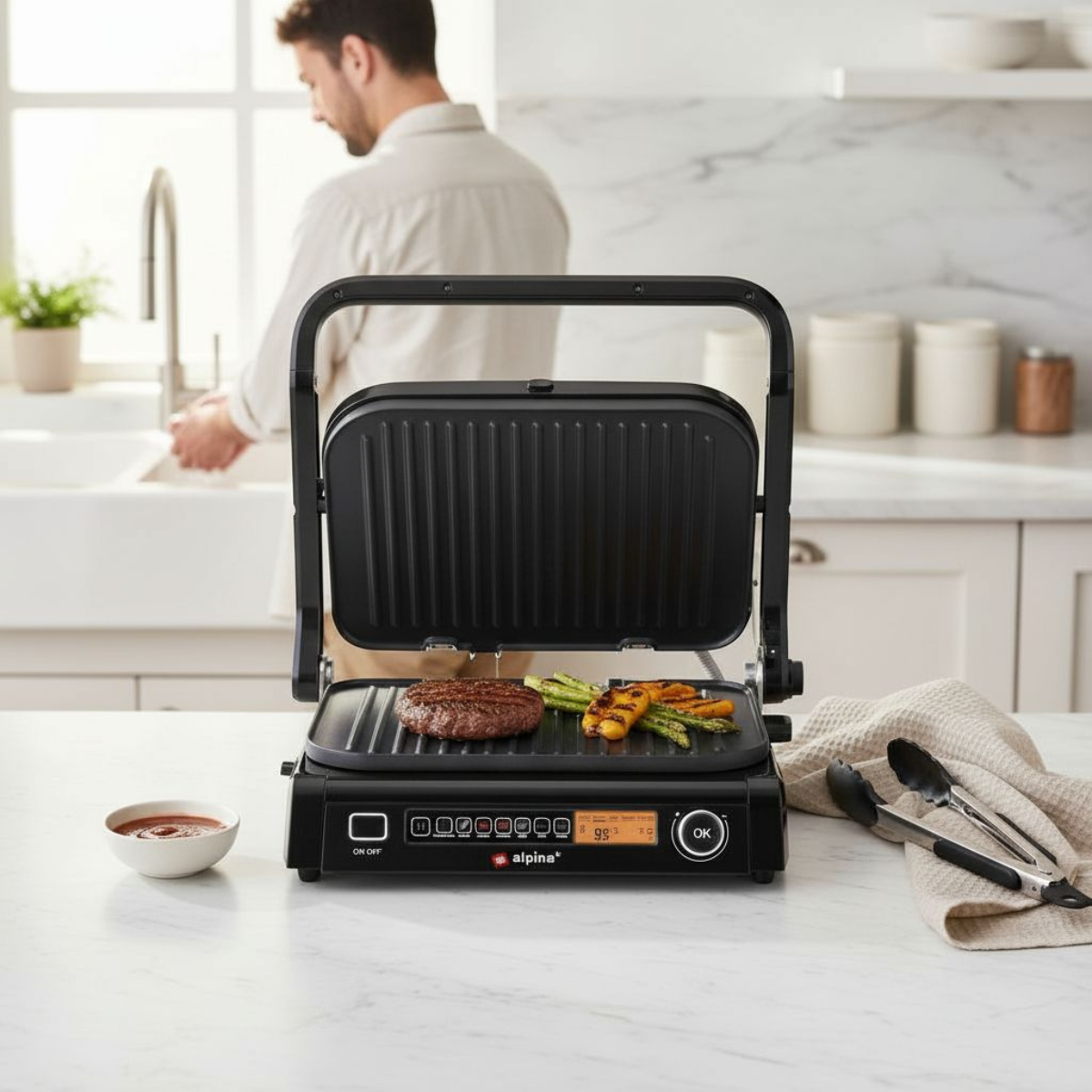 Contact Grill 230V Ss 2100W