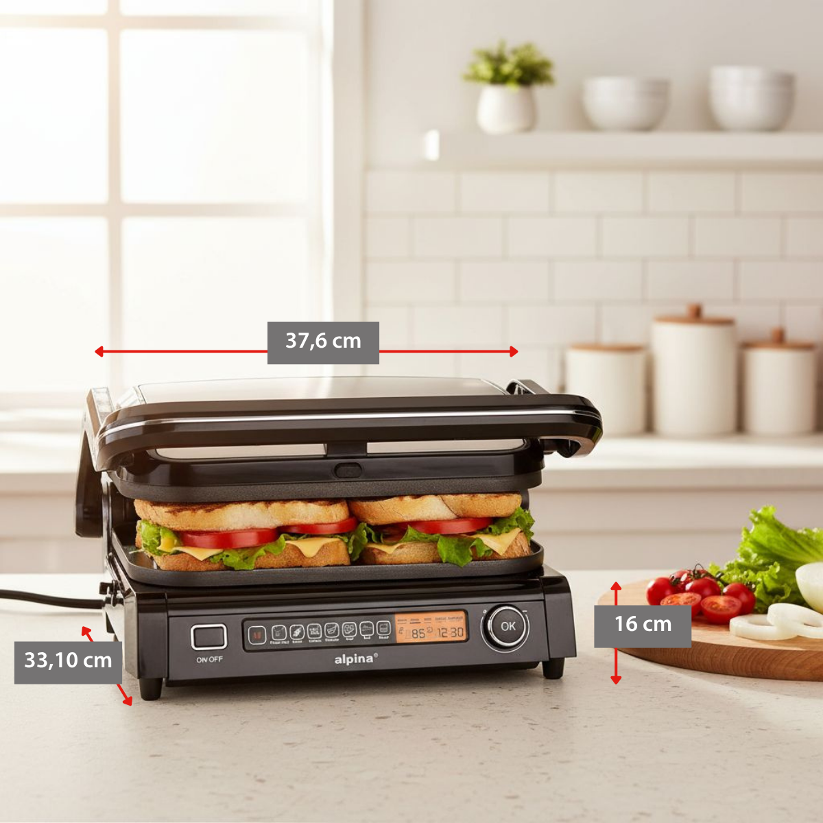 Contact Grill 230V Ss 2100W