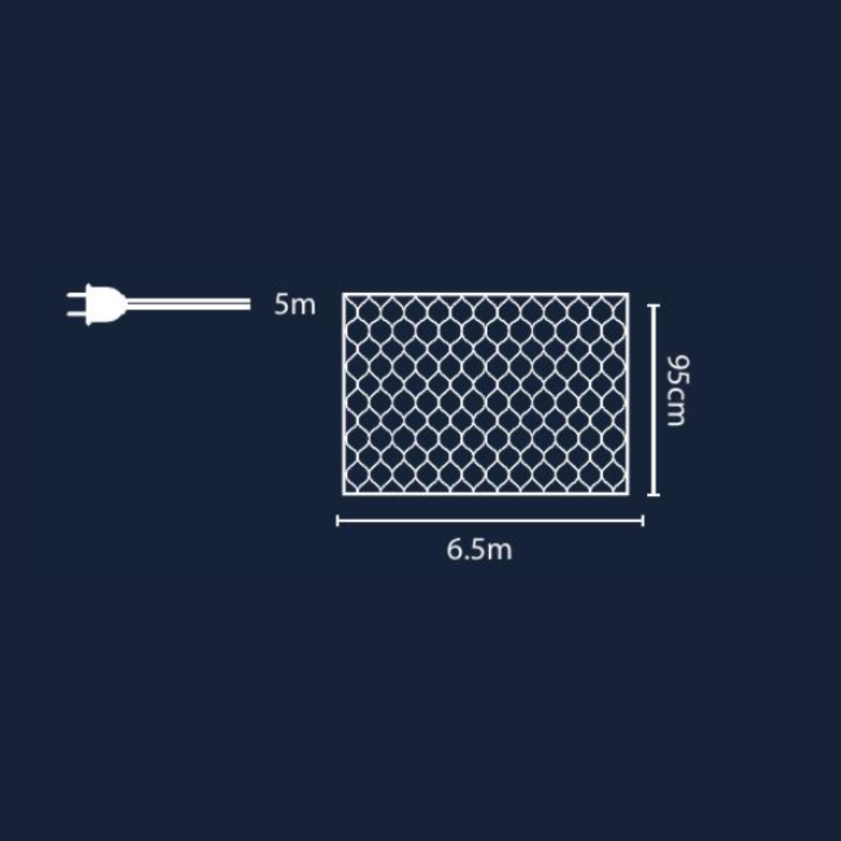 Xmas Net Lights 160Led 230V