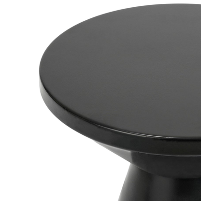 Jim Bijzettafel - H45 X Ø31 Cm - Ijzer - Zwart