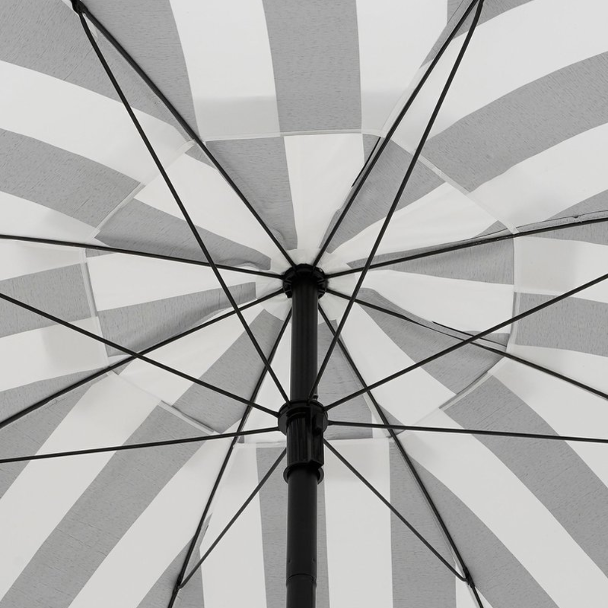 Parasol Osborn Zwart - H238 X Ø220 Cm