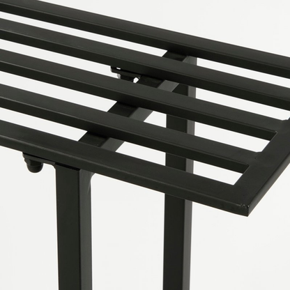Greenrax Plantentafel Zwart - L90 X B22 X H75 Cm