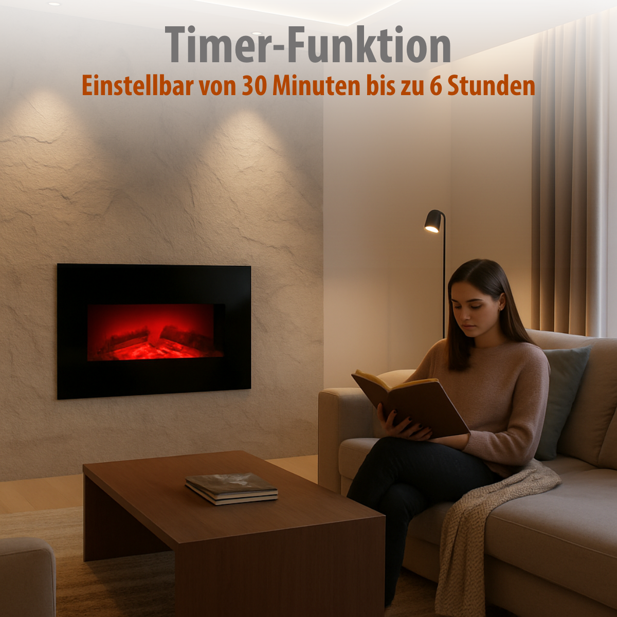 Heater Wall Memphis Led 80Cm