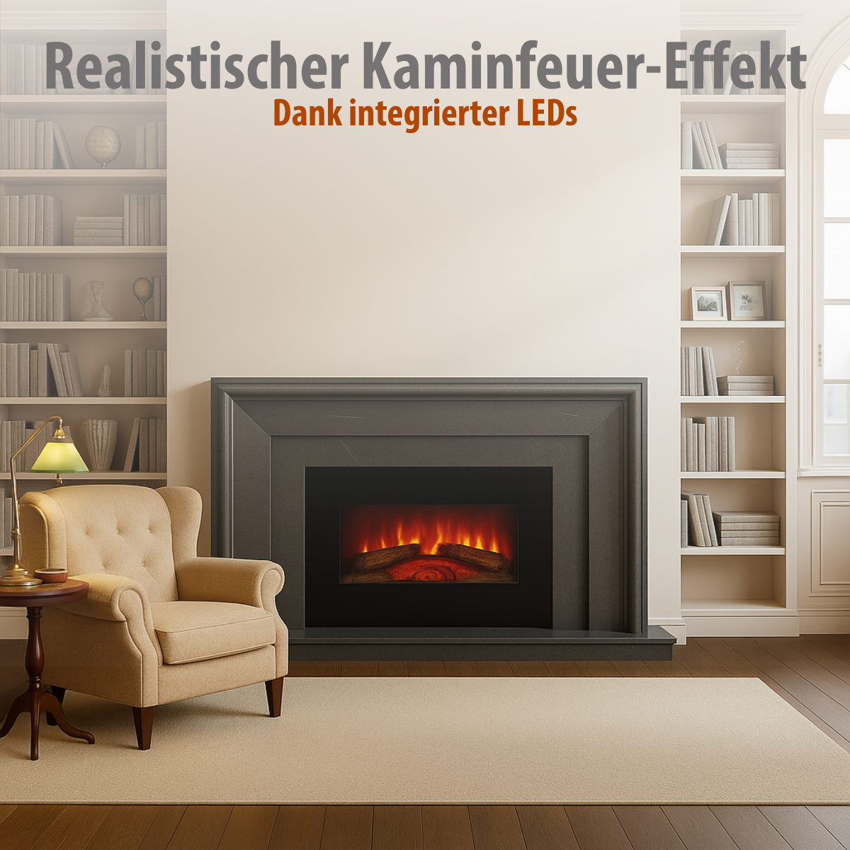 Heater Wall Memphis Led 80Cm