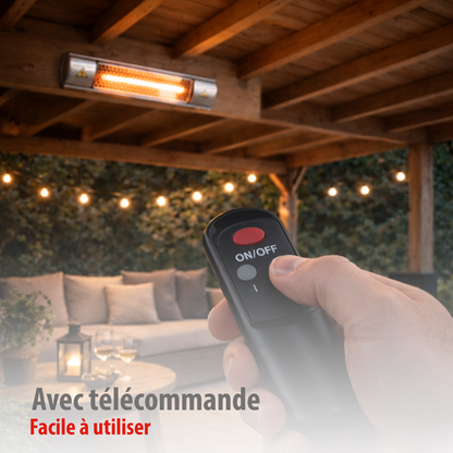 Heater Wall 2000W Gold Halogen