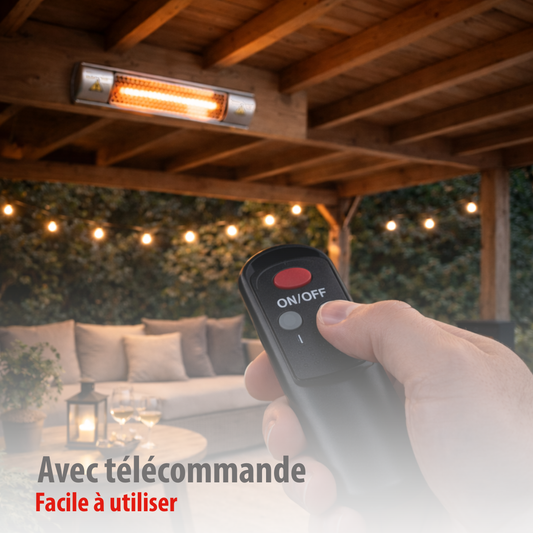 Heater Wall 2000W Gold Halogen