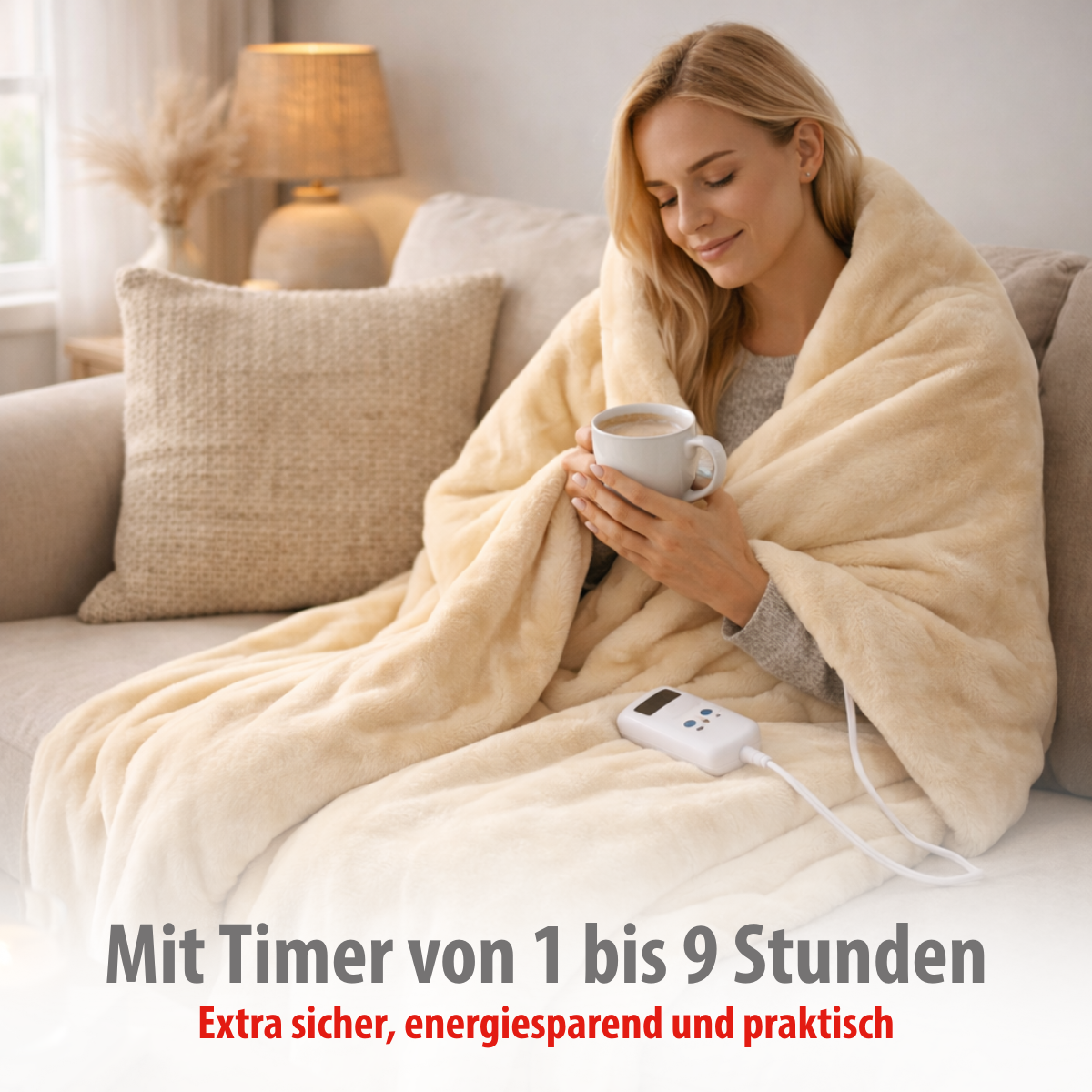 Blanket Heated Ivory 180W