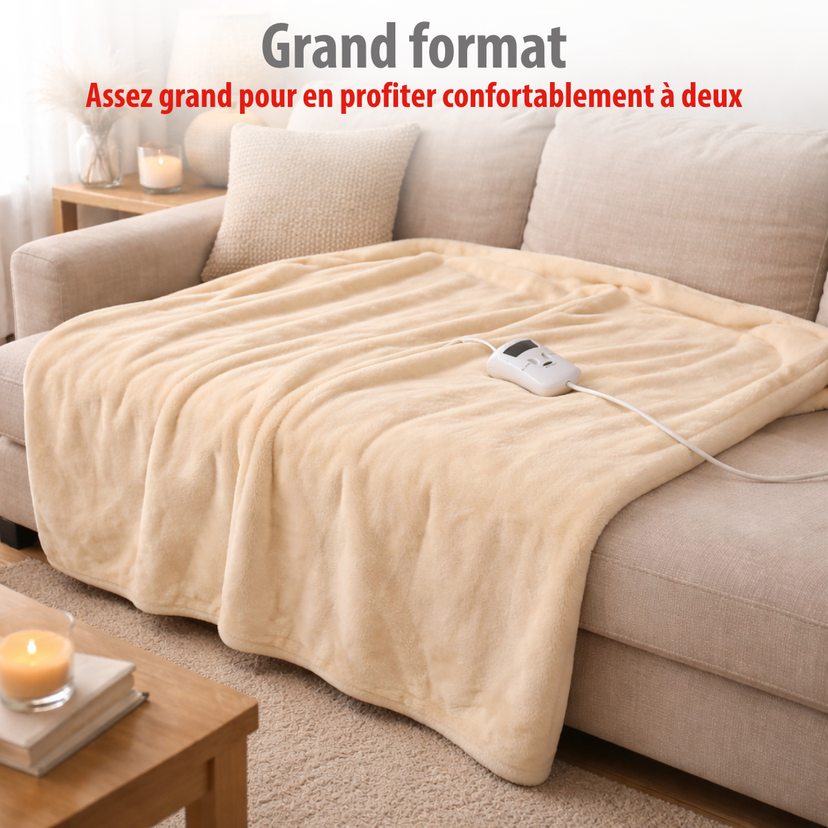Blanket Heated Ivory 180W