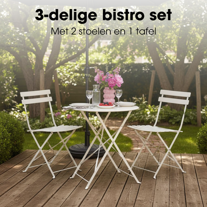Laurence Bistroset Wit - 3-Delig