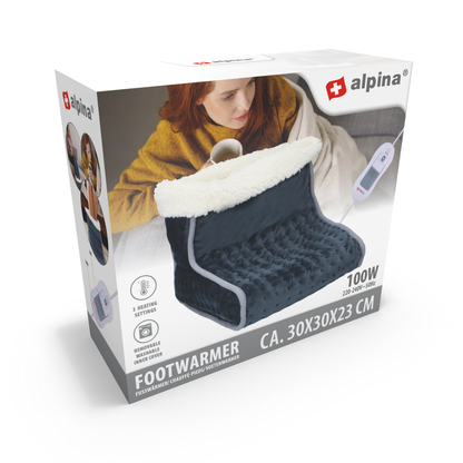 Footwarmer Dark Grey 100W Fl