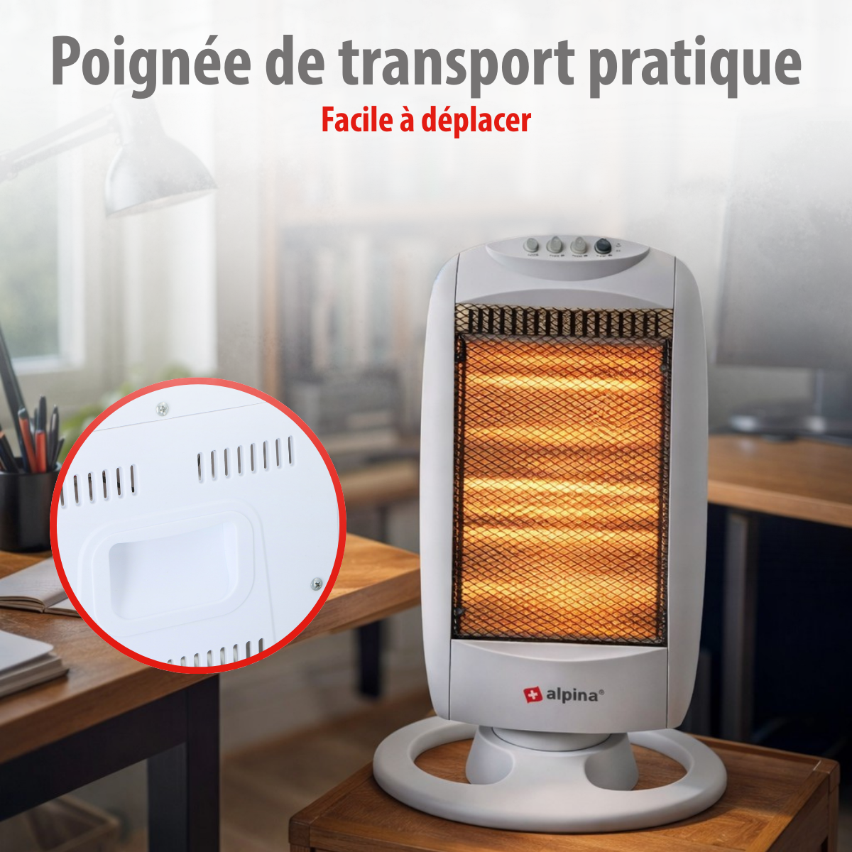 Halogen Heater 1200W