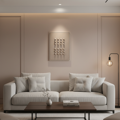 Wanddecoratie Donkerbruin Fsc Mix
