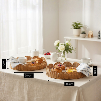 Eleta Dienblad Rond Set Van 2