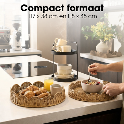 Eleta Dienblad Rond Set Van 2