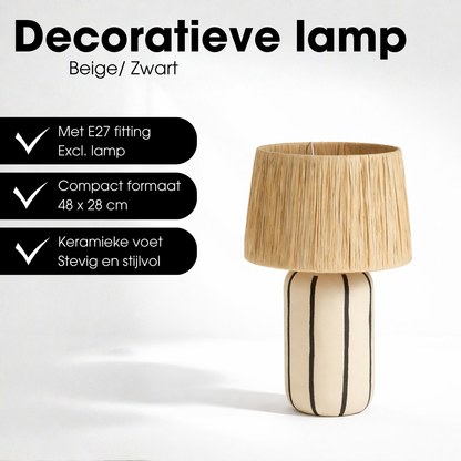 Denton Tafellamp Beige