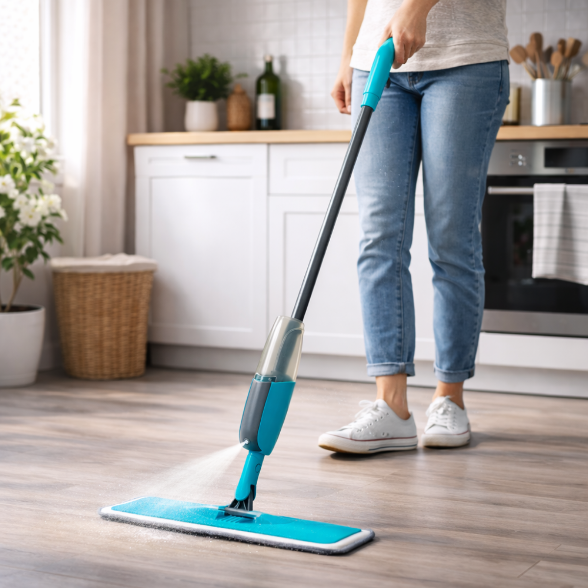 Floor Mop W/Spray