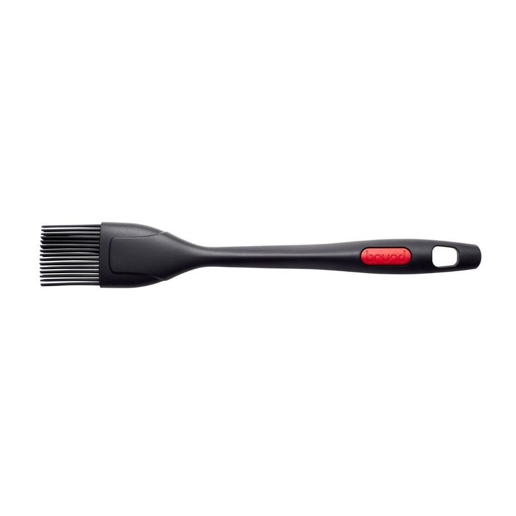 Brund Siliconen Borstel 27 Cm Zwart/Rood