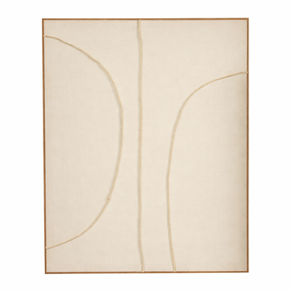 Wanddecoratie Beige Fsc 100%