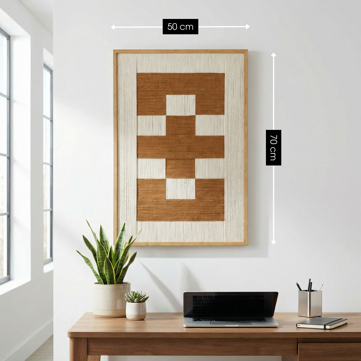 Wanddecoratie Bruin Fsc 100%