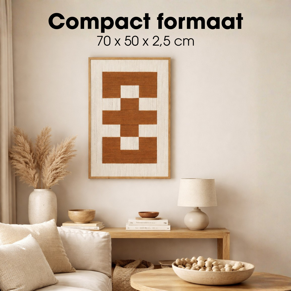Wanddecoratie Bruin Fsc 100%