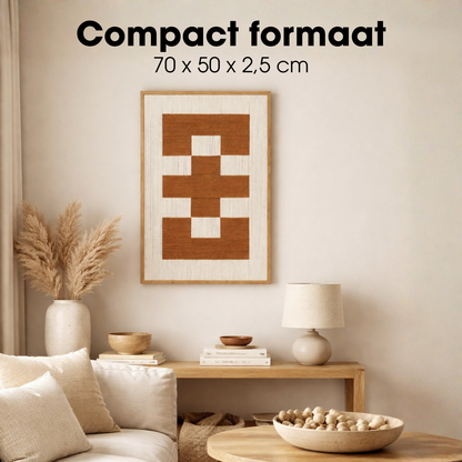 Wanddecoratie Bruin Fsc 100%