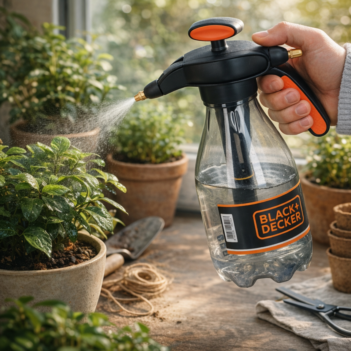 Manual Sprayer 2L W/ Transparent Pet Tank