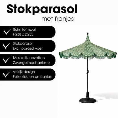 Kelly Parasol Donkergroen