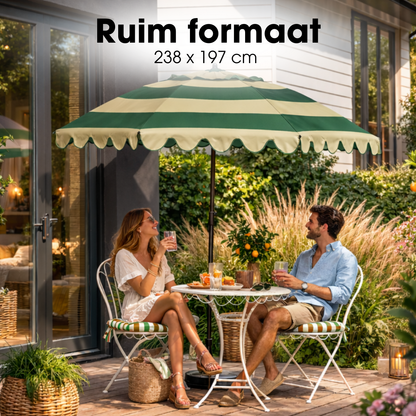 Parasol Strepen Groen