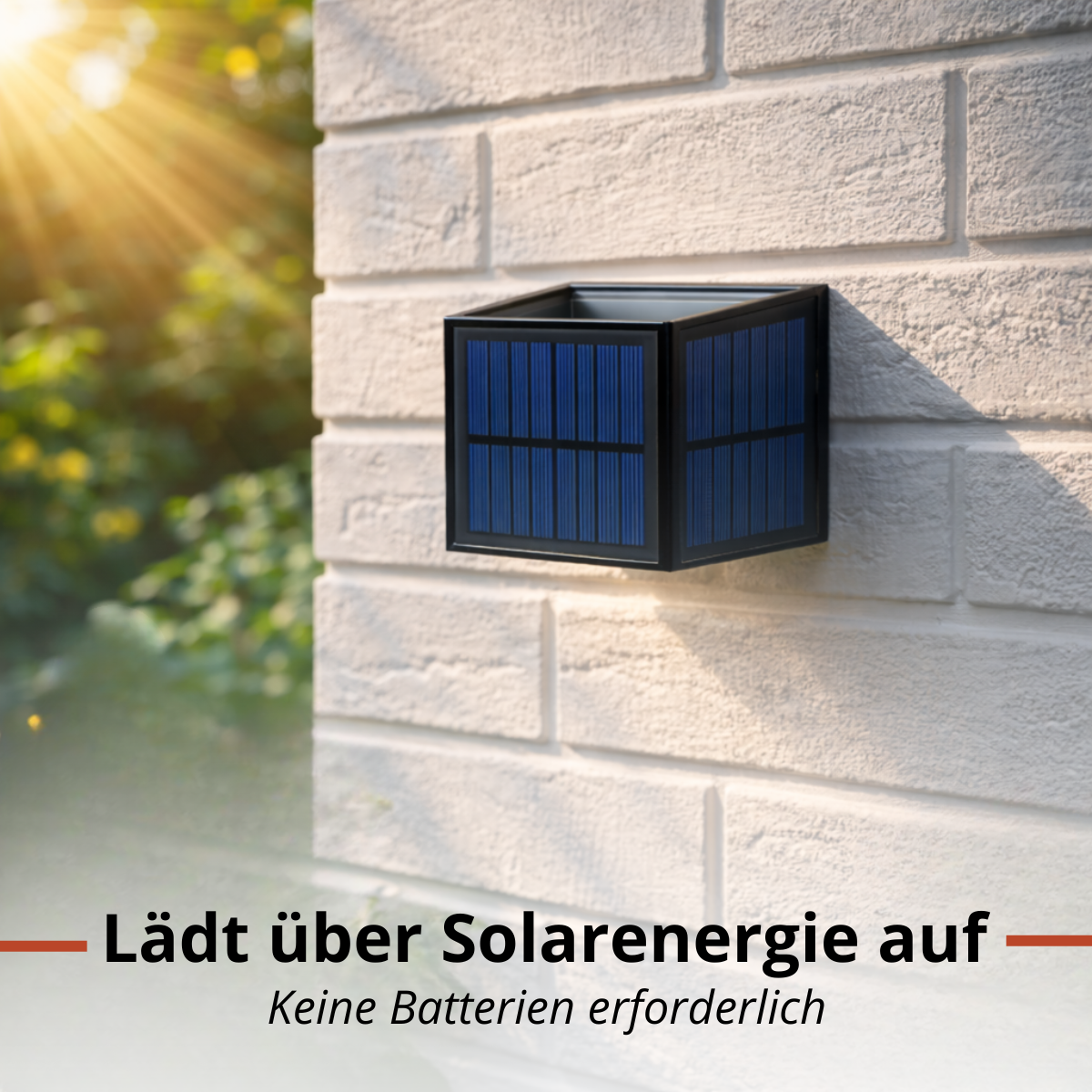 Solar Up And Down Wall Light