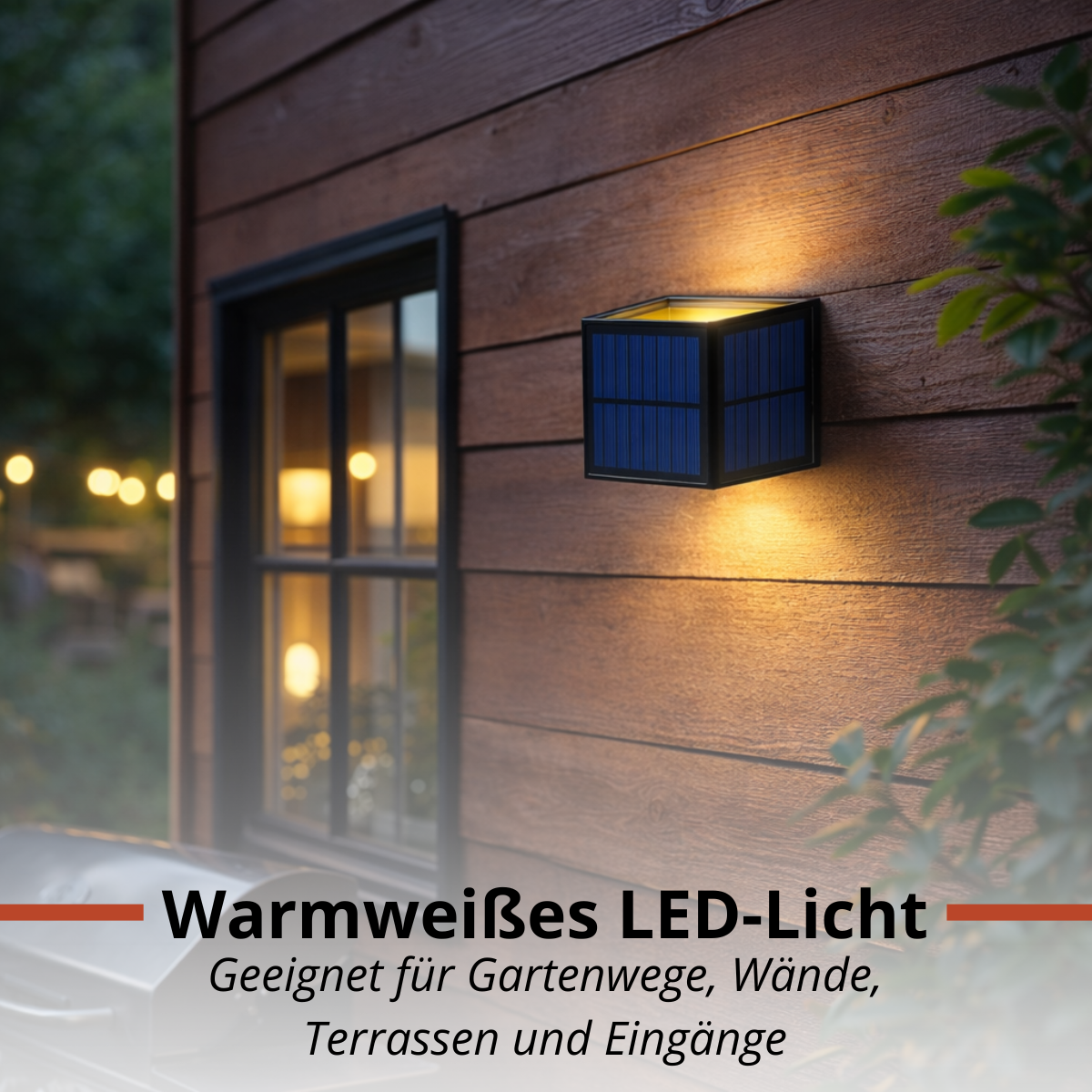 Solar Up And Down Wall Light